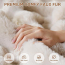 Modern Bean Bag Chair, Large Bean Bag Couch for Adults with Memory Foam Filled, Soft Faux Bunny Fur Lazy Chair for Living Room Bedroom Dorm Apartment, No Assembly Required, Beige by TinyTreasures Baby Boutique