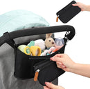 Accmor Universal Stroller Organizer with Detachable Phone Bag, Stroller Bag Caddy Organizer Stroller Accessories for Uppababy, Baby Jogger, Nuna, Doona, Britax Strollers by TinyTreasures Baby Boutique