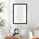 LuZhiQiang Psalm 23 Wall Art Bible Verse 16"×11" Christian Inspirational Scripture Sign Wood Framed Wall Hanging Decor (Black) by CozyNest Decor
