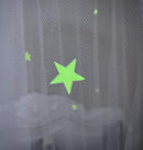 BCBYou Bed Canopy Mosquito Net with Fluorescent Stars Glow in Dark for Baby, Kids, and Adults, for Cover The Baby Crib, Kid Bed, Girls Bed Or Full Size Bed (White) by TinyTreasures Baby Boutique