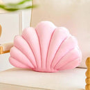 Pink Seashell Throw Pillows, Shell Shaped Throw Pillows, 18 Inch Soft Velvet Home Decorative Pillow Plush Cushion for Bed Couch Living Sofa Room Decor Accent Throw Pillow by CozyNest Decor