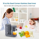 Baby Food Maker Bellababy Baby Food Processor, Puree Blender Steamer with Reversible Steam Basket, One Button Easy Operation & Large Opening for Easy Cleaning by TinyTreasures Baby Boutique