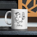 Personalized Name Chicken Coffee Mug Gift, Awesome Chicken White Ceramic Mug 11 Oz 15 Oz, Customized Animal Accent Cup Gift For New Year Anniversary, Unique Teacup For Chickens Lovers/Chickens Lady by TinyTreasures Baby Boutique