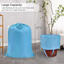 Polecasa Heavy Duty Large Laundry Bag with 130gsm Tear Resistant Fabric and Handles, Easy to Carry Durable Dirty Clothes Drawstring Bag, Perfect for College Dorm,Travel, 2 Pack 28”x36”,Gulf Blue by TinyTreasures Baby Boutique