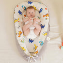 HKAI Baby Lounger – Soft Cotton Infant Floor Seat for Newborn to 24 Months, Portable Baby Essentials for Boys & Girls, Travel-Friendly Baby Lounge Pillow by TinyTreasures Baby Boutique