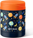 Fimibuke Insulated Kids Food Jar, 12 OZ Bpa Free Wide Mouth Stainless Steel Vacuum Thermos for Hot Cold Food for School Travel Leakproof Toddler Boy Girl Lunch Container Snack Cup for Fruits Veg Soup by TinyTreasures Baby Boutique