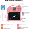Kids Educational Learning Toys with Math Games,Talking Flash Cards and Writing Drawing Tablet, Speech Therapy Autism Sensory Toys Gifts for Toddler Preschool Activities Boys Girls Ages 3-10 (Pink) by TinyTreasures Baby Boutique