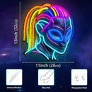 Dreadlocks Alien Neon Sign, E.T Neon Signs for Wall Decor, for Man Cave Game Room Teens Boy Room Decor, Gift for Teens Kids E.T Fans UFO Fans, Dimmable Decoration USB Powered with Switch by CozyNest Decor