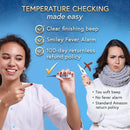 iProven Oral Thermometer, Measures in 10 seconds with flexible tip and fever alarm, Digital Medical Thermometer for adults, kids and toddlers - DTR-1221A by TinyTreasures Baby Boutique
