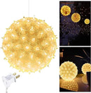 Brightown 6” Christmas Lights Ball Outdoor Sphere Lights 100 Replaceable LED Bulbs Plug in for Xmas Indoor Party Wedding Home Commercial Decorations by GreenHaven Gardens