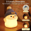 Penguin Night Light for Kids, Adorable Penguin Lamp with Hat, Food Grade Silicone Nursery Nightlight, Rechargeable/Dimmable/Timer,LED Squishy Novelty Animal Bedside Lamp,Funny Gifts for Boys by TinyTreasures Baby Boutique