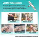 2 in 1 Trigger Points Massage Tool Stainless Steel T-Bar Deep Tissue Massage Tool for Pain Relief Full-Body Fascial Relaxation – Ideal for Shoulders, Neck, Legs, and Arms – Perfect for Sports Therapy by CozyNest Decor
