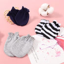 Newborn Baby Mittens No Scratch Cotton Elastic Wrist Gloves Infant Toddler Mittens for Baby Boy Girl 0-6 Months by TinyTreasures Baby Boutique