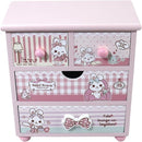 Children Jewelry Box for girls Pink Cute bunny girls jewelry box Little girl birthday christmas Gift kids jewelry box Organizer by TinyTreasures Baby Boutique