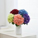 8Pcs Dusty Blue Fake Flowers Silk Hydrangea Artificial Flowers Bouquets Faux Hydrangea Stems for Home Table Centerpieces Wedding Party Decoration by CozyNest Decor