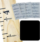 Little Acorns ADD ON - DIY Vinyl Growth Chart Ruler - Height Marker Arrows ONLY - Script - Straight by TinyTreasures Baby Boutique