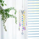 H&D HYALINE & DORA Chandelier Wind Chimes AB Coating Crystal Prisms Hanging Suncatcher Pendant Home Decor Gifts by GreenHaven Gardens