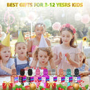 Amazmic Kids Karaoke Microphone Machine Toy Bluetooth Microphone Portable Wireless Karaoke Machine Handheld with LED Lights, Gift for Children Adults Birthday Party, Home KTV(Gray) by TinyTreasures Baby Boutique