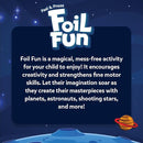 Skillmatics Foil Fun - Space, No Mess Art for Kids, Craft Kits & Supplies, DIY Creative Activity, Travel Toys, Gifts for Boys & Girls Ages 4, 5, 6, 7, 8, 9 by TinyTreasures Baby Boutique