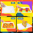 Water Marbling Paint for Kids - Arts and Crafts for Girls & Boys Crafts Kits Ideal Gifts for Kids Age 6-8 8-12 by TinyTreasures Baby Boutique