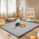 SUNYRISY Baby Play Mat for Floor 60 x 60in, 1.4in Thick Memory Foam Padded Play Mats for Baby, Soft Velvet Infants Toddler Kids Crawling Mat for Nursery, Non-Slip Bottom by TinyTreasures Baby Boutique
