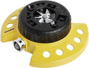 Dramm ColorStorm 9-Pattern Premium Turret Sprinkler With Heavy Duty Metal Base - Yellow