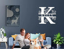 Custom Metal Name Sign | Personalized Metal Signs | Split Letter Monogram Wall Decor | Last Name Sign | Family Name Sign | Personalized Anniversary Wedding Gift | Outdoor Metal Art | Housewarming Gift by CozyNest Decor