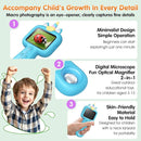Pocket Microscope for Kids, 2.4" Screen 600X Portable Digital Microscope Handheld, STEM Educational Science Kit Toys for Age 3 4 5 6 7 8 9 10 11 12 13 Years Old Kids Christmas Birthday Gifts by TinyTreasures Baby Boutique