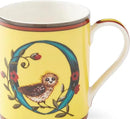 Spode Kit Kemp 12oz Mug, O Initial - Fine China Coffee Cup with Floral Alphabet Design, Custom Letter Mug for Unique Gift Giving - Personalized Kitchen Drinkware, Dishwasher Safe & Stylish by CozyNest Decor