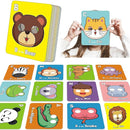 Alphabet Flash Cards,Giant ABC Animal Mask Flash Cards,with Animal Masks, Colorful Alphabet Mask Cards, Interactive Education Games (26pcs) by TinyTreasures Baby Boutique