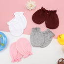 Newborn Baby Mittens No Scratch Cotton Elastic Wrist Gloves Infant Toddler Mittens for Baby Boy Girl 0-6 Months by TinyTreasures Baby Boutique