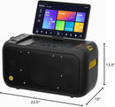Karaoke Machine for Adults, with Lyrics Display Built-in 13.3" Screen, Truly All in One Karaoke Machine with 2 Wireless Microphone (Hidden & Self Charging), 460W Bluetooth Speaker for Party, TV by TinyTreasures Baby Boutique