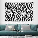 HZOHNAGO Zebra Print Tapestry Nature Wild Animals Black and White Stripe Printed Wall Tapestry Painting Wall Hanging for Bedroom Living Room Dorm 90" W x 60" H by CozyNest Decor