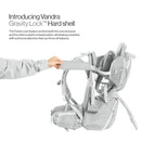Vandra™ Glacier - Scandinavian Hiking Baby Carrier Backpack - Gravity Lock™ Hard-Shell Frame - Nest Child Carrier for Toddler & Kids - Dust Bag, Alu Tag & More Included by TinyTreasures Baby Boutique