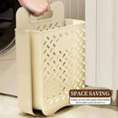 Laundry Basket Hamper,Hanging Wall Collapsible Laundry with Handle,Space-Saving Foldable Storage Dirty Washer Organizer Bin Multi-function Container Waterproof Durable,Set of 2(XL&M) by CozyNest Decor