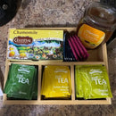 Tea Bag Holder and Storage Organizer - Sugar Packet and Coffee Station Condiment Organizer by CozyNest Decor