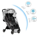Clear Stroller Rain Cover, Universal Travel Weather Shield Breathable Baby Stroller Rain Cover for Windproof, Waterproof, Protect from Sun Dust Snow by TinyTreasures Baby Boutique