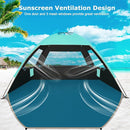 COMMOUDS Beach Tent Sun Shade for 3/4-5/6-7/8-10 Person, UPF 50+ Beach Sun Shelter Canopy Tent, Lightweight, Easy Set Up and Carry by TinyTreasures Baby Boutique