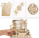 ROKR 3D Wooden Puzzles for Adults-Marble Run Model Building Kit-Wood Model Kit (LG503★Lift Coaster) by TinyTreasures Baby Boutique