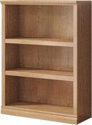 43 in Tall Bookcase, 3-Tier Bookshelf Open Storage, 33 inch Wide Floor Standing Indoor Furniture, Book Cases for Home School Library Office Bedroom Kids, Oak 3 Tiers by CozyNest Decor