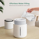 MistFree Smart Humidifier for Bedroom, Evaporative Humidifier No White Dust, Auto Humidity & APP Control, 3L Water Tank Easy to Clean, Sleep Mode, Timing, Humidifiers for Nursery/Baby(White) by TinyTreasures Baby Boutique