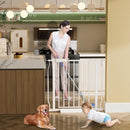 Extra Wide Baby Gate for Doorways Stairs Living Room Pressure Monuted Walk Through Safety Gate for Kids or Pets Dogs 62 Inch to 67 Inch Wide with Extensions by TinyTreasures Baby Boutique