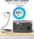Portable Power Station 192Wh Outdoor Generator with AC Outlet 100W(200W Surge) Power Bank for Home Backup Outdoor Emergency RV Van Hunting, 3.9lb, Music Player&LED Lights LiFePO4 Battery by TinyTreasures Baby Boutique