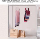 ZEDODIER 3 Pack Tank Top Hanger, Space Saving Bra Hangers, Non-Slip Hanging Sport Bras Holder, Closet Organizers and Storage for Camisoles Tank Tops Bras Ties Swimsuits Strappy Dress, Rose Gold by CozyNest Decor