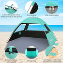 Gorich Beach Tent Sun Shelter for 3/4-5/6-7/8-10 Person with UPF 50＋ UV Protection, Lightweight & Easy Setup Beach Shade Canopy, Portable Beach Shade Tent Beach Cabana by TinyTreasures Baby Boutique