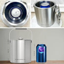 Small Ice Bucket with Lid and Tongs,1.3L Portable Mini Double Walled Ice Cube Bucket for Cocktail Bar Stainless Steel Cute Insulated Ice Buckets for Parties by CozyNest Decor