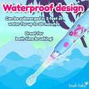Brush‑Baby - KidzSonic Flamingo Kids Electric Toothbrush for Ages 3+ with Disco LED Lights, Gentle Sonic Vibrations, 2-Minute Smart Timer & 30‑Second Pulse Reminders – AAA Battery Included by TinyTreasures Baby Boutique