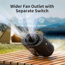 Socool 14500mAh Portable Waist Fan Clip on Belt 360 Rotation Wearable Rechargeable Personal Shirt Fan, 67H Cooling 5-Speed Battery Operated with Light, Neck Fan Hands-Free for Outdoor Jobsite Camping by TinyTreasures Baby Boutique