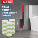 Disposable Toilet Brush - 30 Toilet Wand Refills,Toilet Brush with Holder,Disposable Toilet Bowl Cleaner Wand for Deep Cleaning and Hygienic Bathroom Maintenance. by CozyNest Decor
