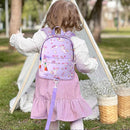 Accmor Toddler Backpack Leash with Anti Lost Wrist Link, Cute Mini Child Walking Harnesses Keep Kids Close Back Pack Rope Tether Rein for Baby Boys (Purple/Unicorn) by TinyTreasures Baby Boutique